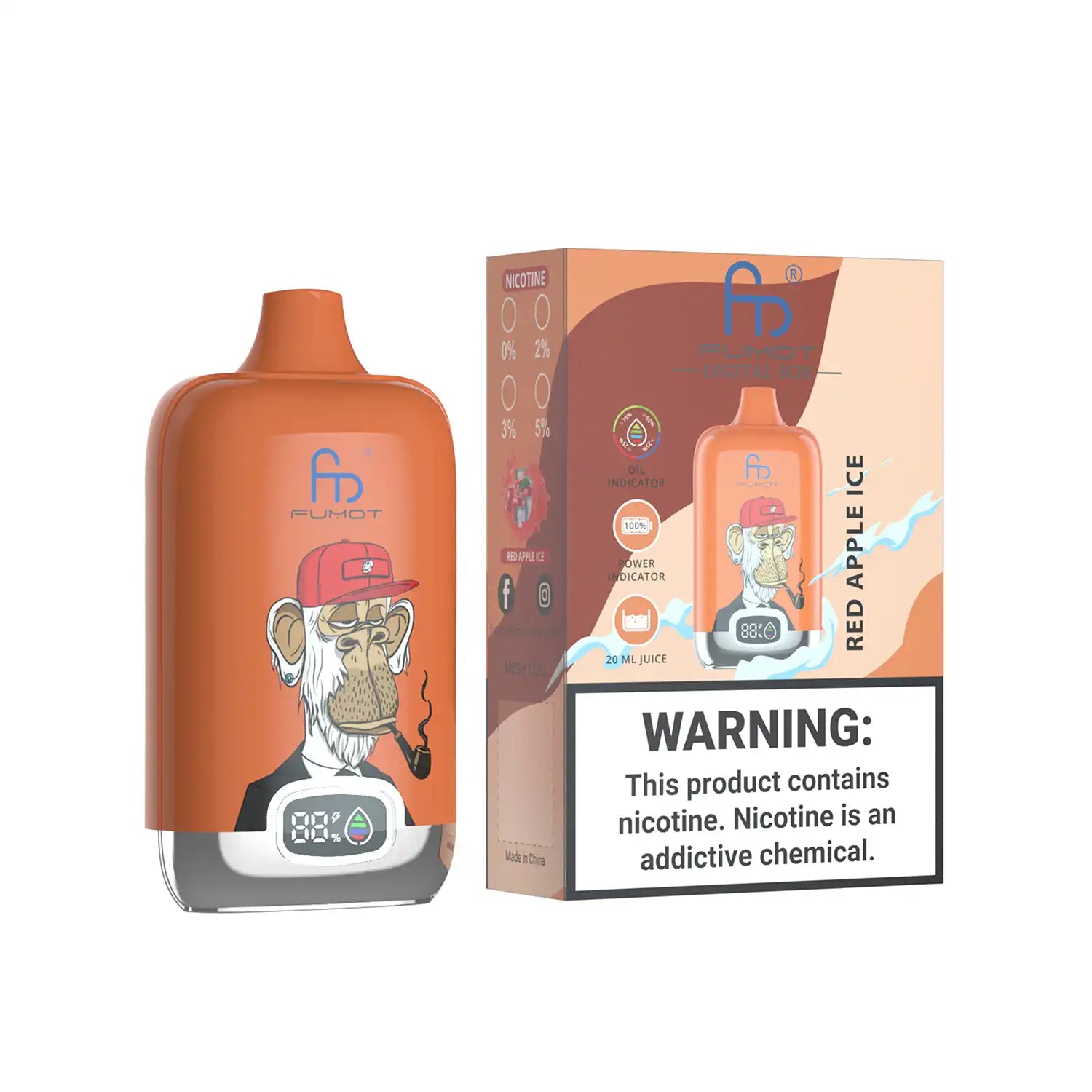 Tornado Vape 12000 - Red Apple Ice