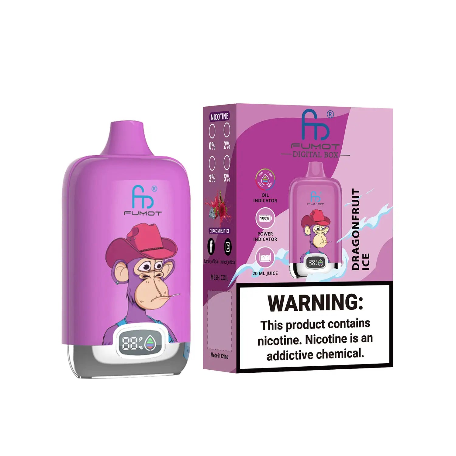 Tornado Vape 12000 - Dragonfruit Ice