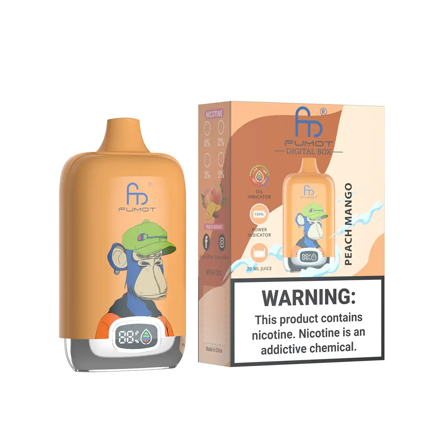 Tornado Vape 12000 - Peach Mango
