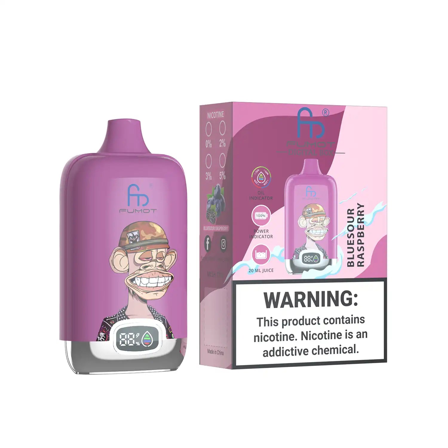 Tornado Vape 12000 - Bluesour Raspberry