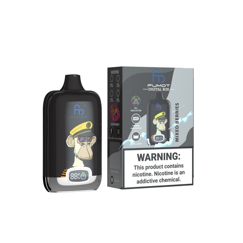 Fumot Digital Box 12000 Puffs Einweg-Vape 20 ml – 2% Nikotin