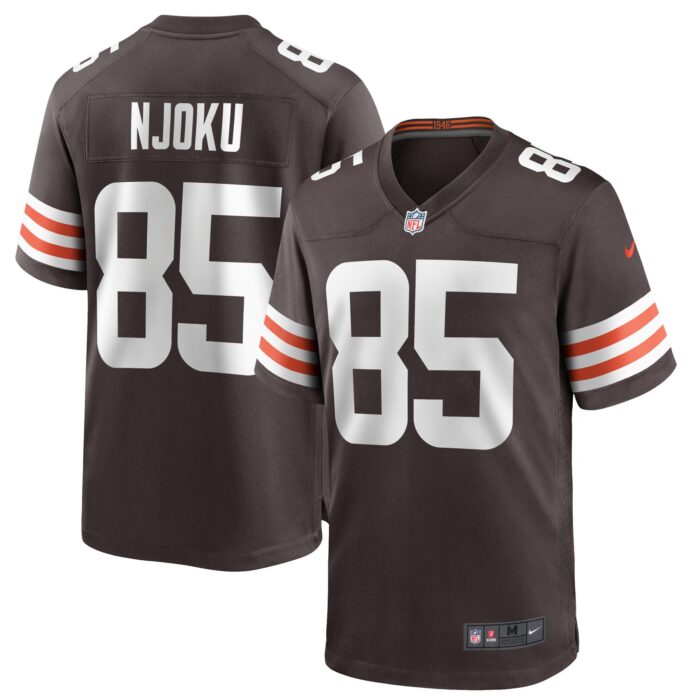 Men’s Cleveland Browns David Njoku Nike Brown Game Player Jersey
