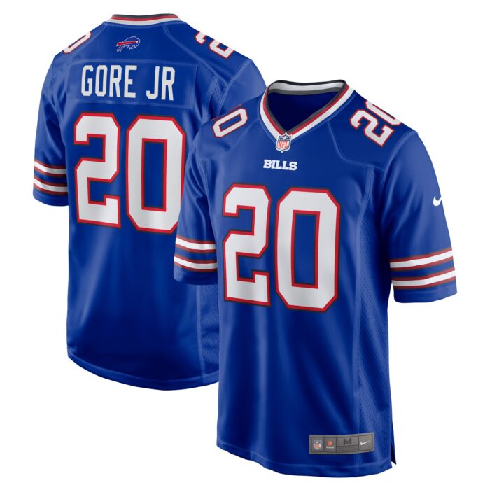 Men’s Buffalo Bills Frank Gore Jr. Nike Royal Game Jersey