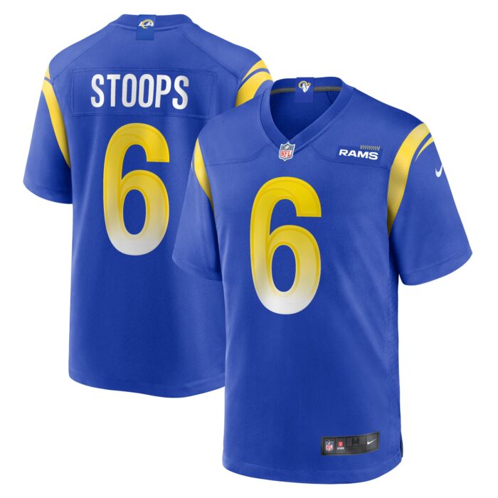 Men’s Los Angeles Rams Drake Stoops Nike Royal Game Jersey