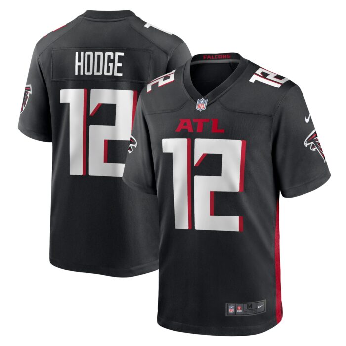 Men’s Atlanta Falcons KhaDarel Hodge Nike Black Game Jersey