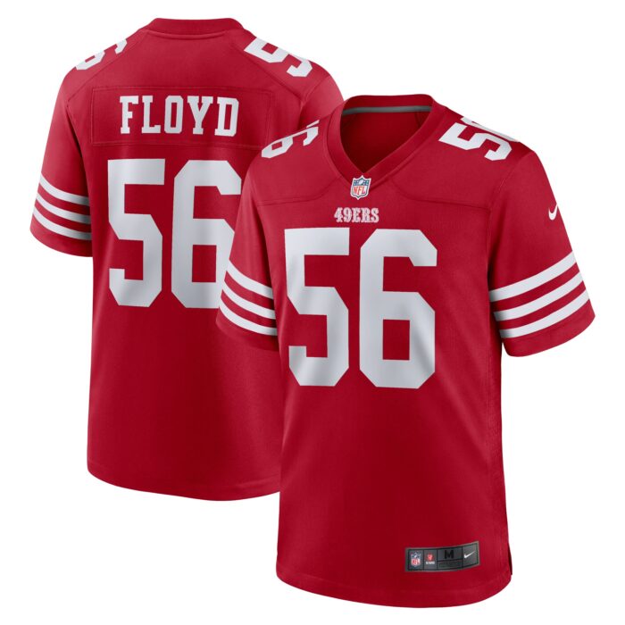 Men’s San Francisco 49ers Leonard Floyd Nike Scarlet Team Game Jersey