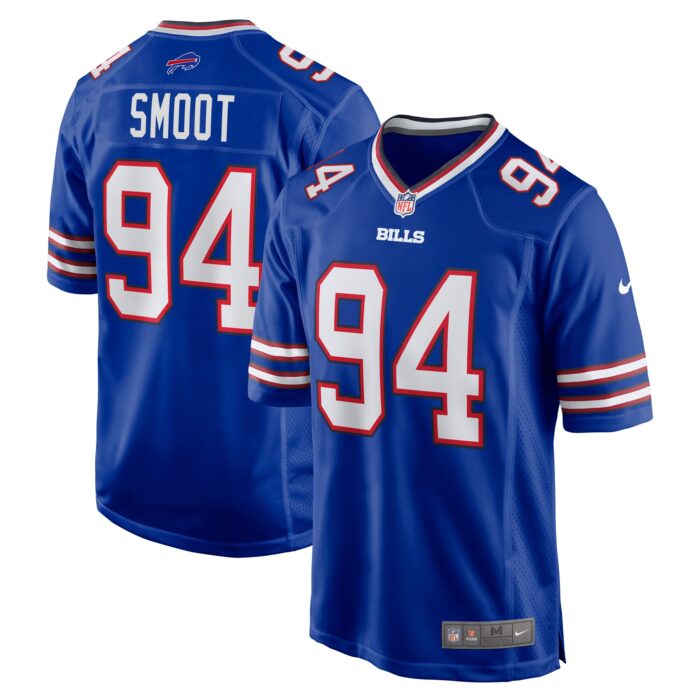 Men’s Buffalo Bills Dawuane Smoot Nike Royal Game Jersey