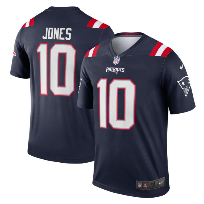 Men’s New England Patriots Mac Jones Nike Navy Legend Jersey