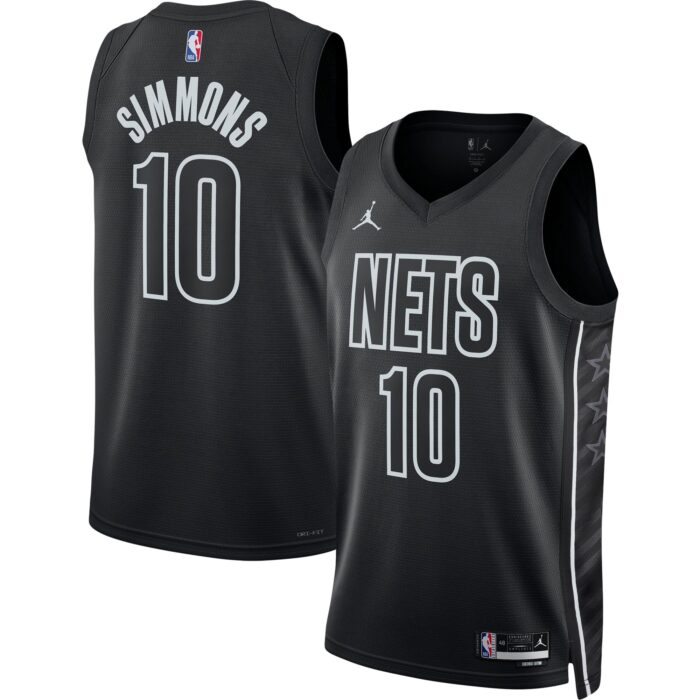 Unisex Brooklyn Nets Ben Simmons Jordan Brand Black Swingman Jersey – Statement Edition