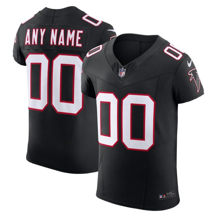 Men’s Atlanta Falcons Nike Black Vapor F.U.S.E. Elite Custom Jersey