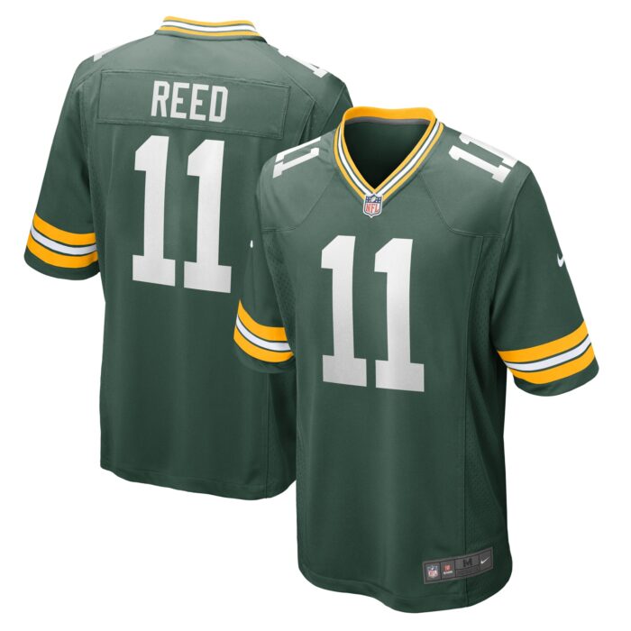 Men’s Green Bay Packers Jayden Reed Nike Green Game Jersey