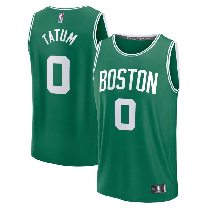 Youth Boston Celtics Jayson Tatum Fanatics Kelly Green Fast Break Replica Player Jersey – Icon Edition