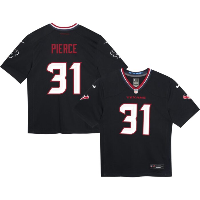 Infant Houston Texans Dameon Pierce Nike Navy Game Jersey