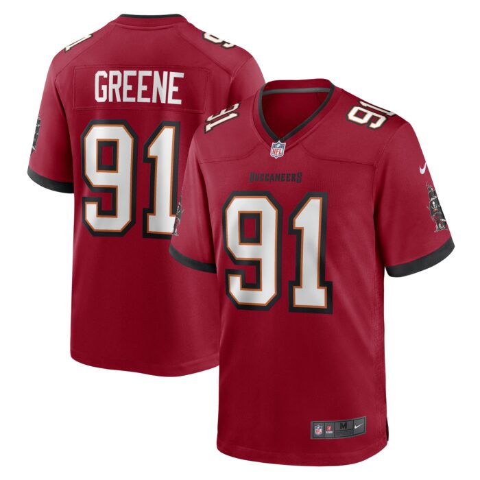 Men’s Tampa Bay Buccaneers Mike Greene Nike Red Game Player Jersey