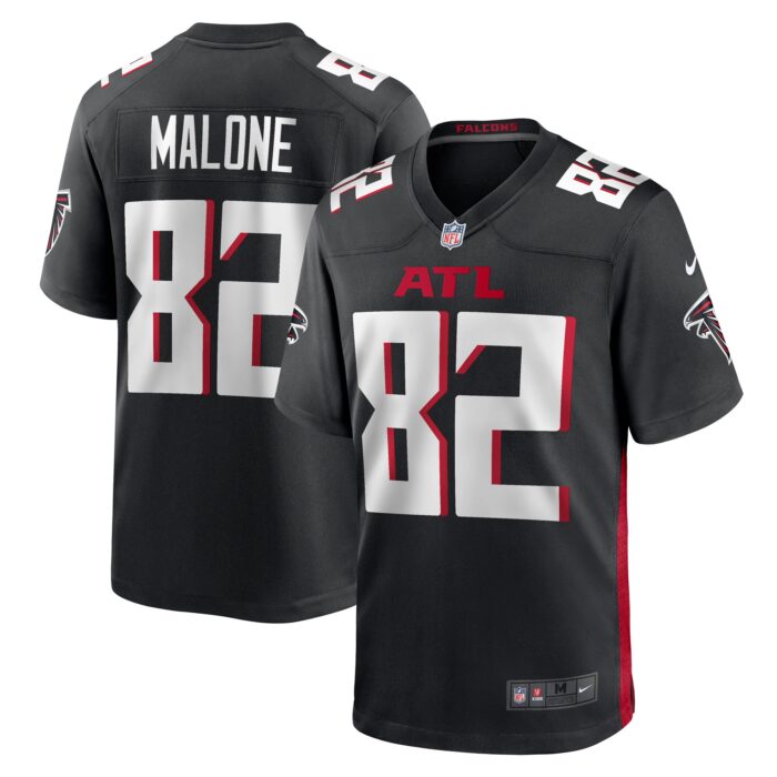 Men’s Atlanta Falcons Xavier Malone Nike Black Game Jersey