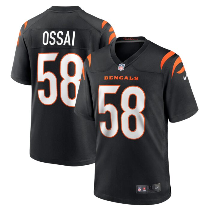 Men’s Cincinnati Bengals Joseph Ossai Nike Black Game Jersey