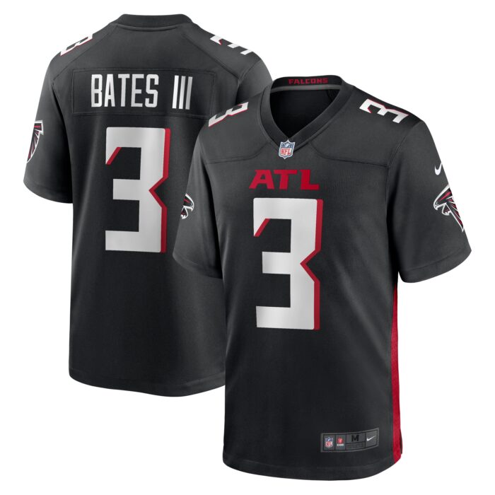 Men’s Atlanta Falcons Jessie Bates III Nike Black Game Player Jersey