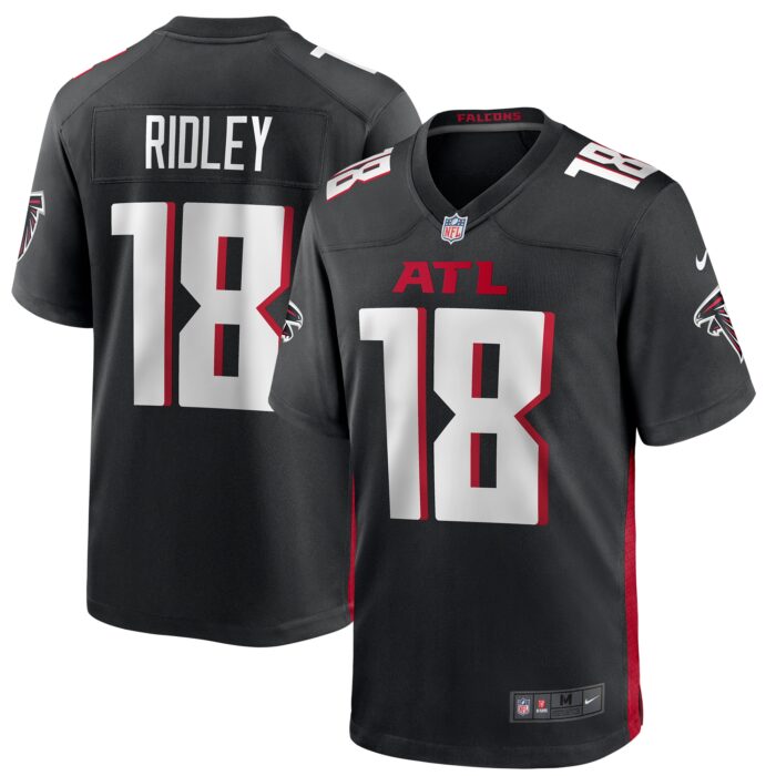 Men’s Atlanta Falcons Calvin Ridley Nike Black Game Player Jersey