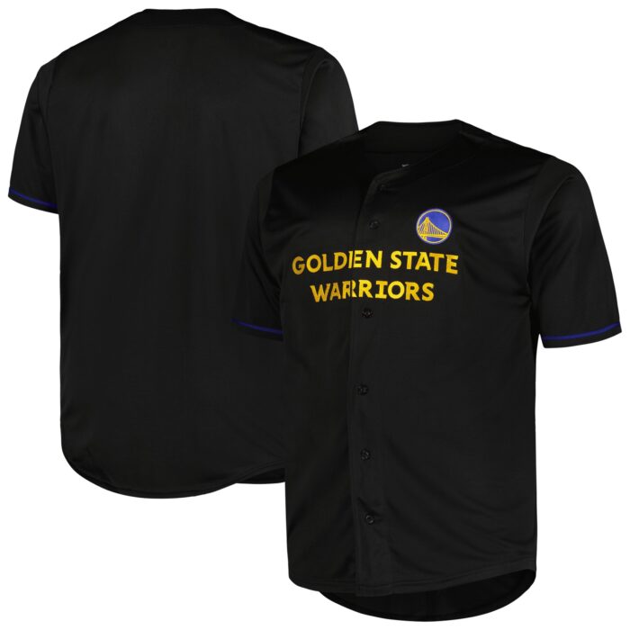 Men’s Golden State Warriors Profile Black Big & Tall Pop Jersey