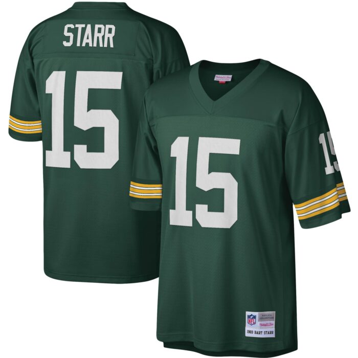 Men’s Green Bay Packers Bart Starr Mitchell & Ness Green Legacy Replica Jersey