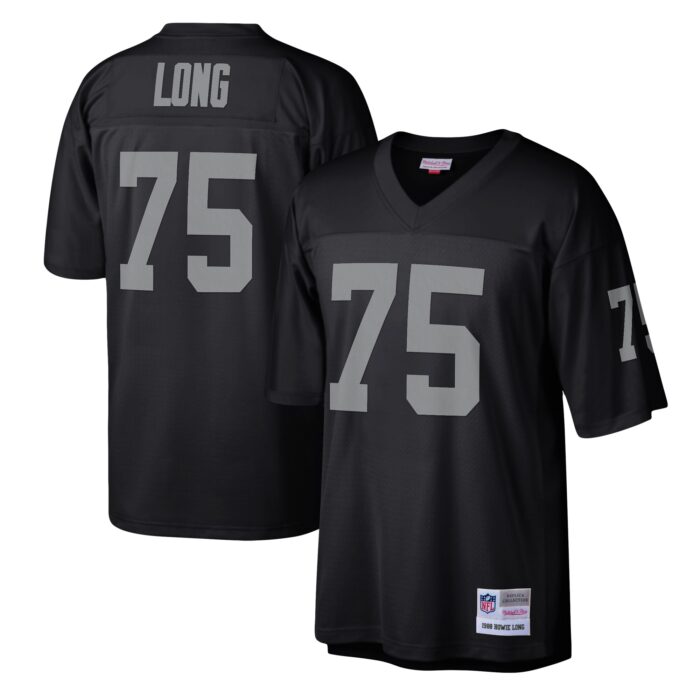 Men’s Las Vegas Raiders Howie Long Mitchell & Ness Black Legacy Replica Jersey