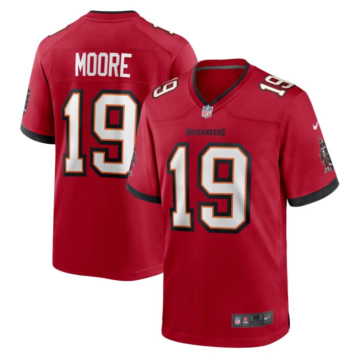 Men’s Tampa Bay Buccaneers David Moore Nike Red Game Jersey