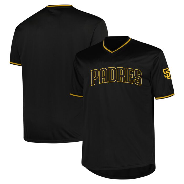 Men’s San Diego Padres Profile Black Big & Tall Pop Fashion Jersey