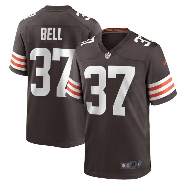 Men’s Cleveland Browns D’Anthony Bell Nike Brown Game Player Jersey