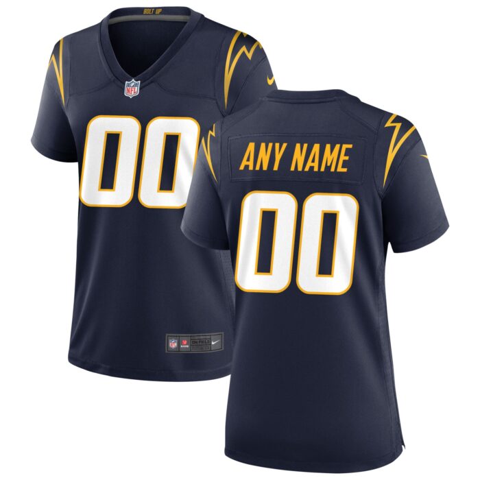 Women’s Los Angeles Chargers Nike Navy Alternate Custom Game Jersey