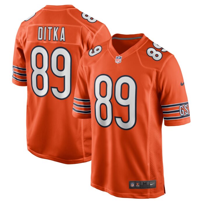 Men’s Chicago Bears Mike Ditka Nike Orange Retired Player Jersey