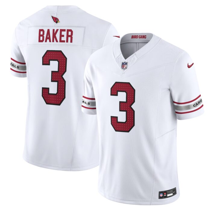 Men’s Arizona Cardinals Budda Baker Nike White Vapor F.U.S.E. Limited Jersey