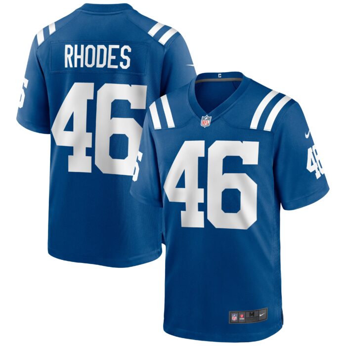 Men’s Indianapolis Colts Luke Rhodes Nike Royal Game Jersey
