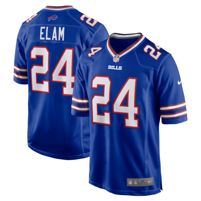 Men’s Buffalo Bills Kaiir Elam Nike Royal Player Game Jersey