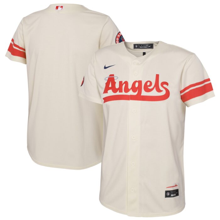 Preschool Los Angeles Angels Nike Cream City Connect Replica Jersey
