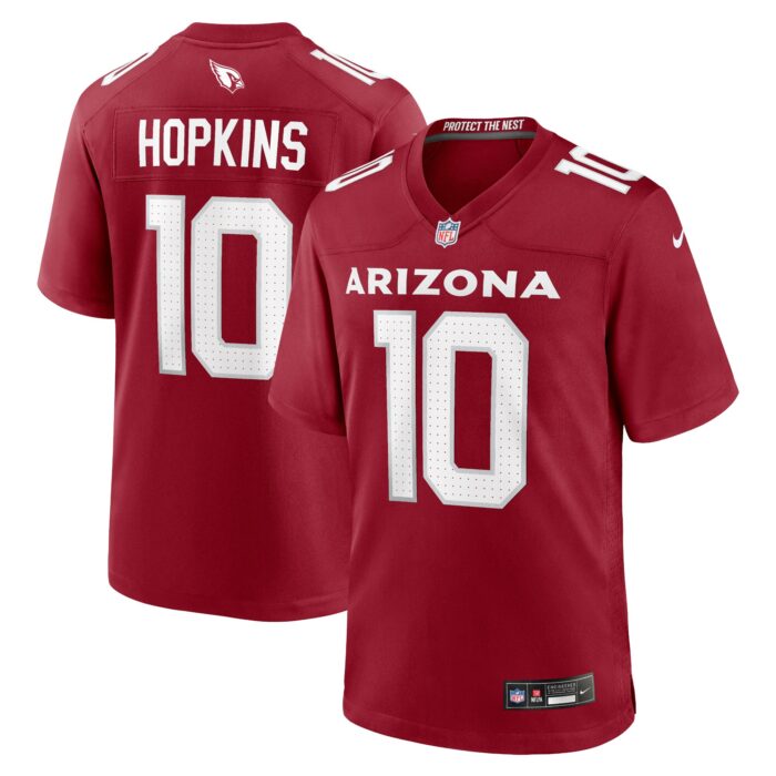 Men’s Arizona Cardinals DeAndre Hopkins Nike Cardinal Game Player Jersey