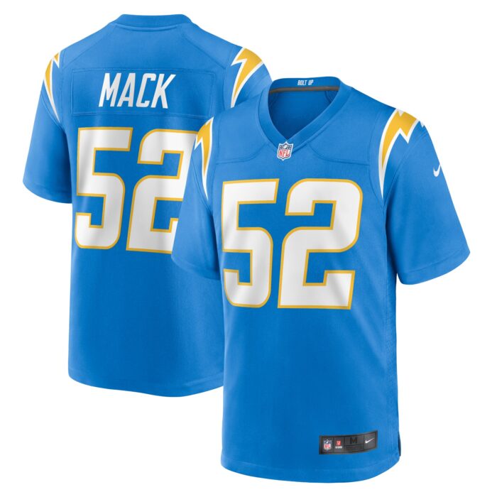Men’s Los Angeles Chargers Khalil Mack Nike Powder Blue Game Jersey