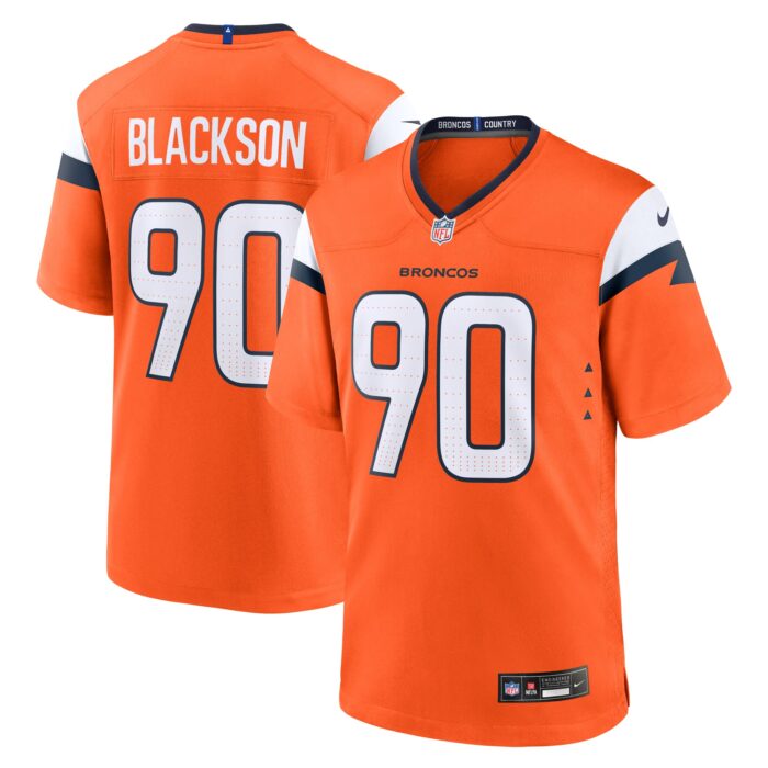 Men’s Denver Broncos Angelo Blackson Nike Orange Game Jersey