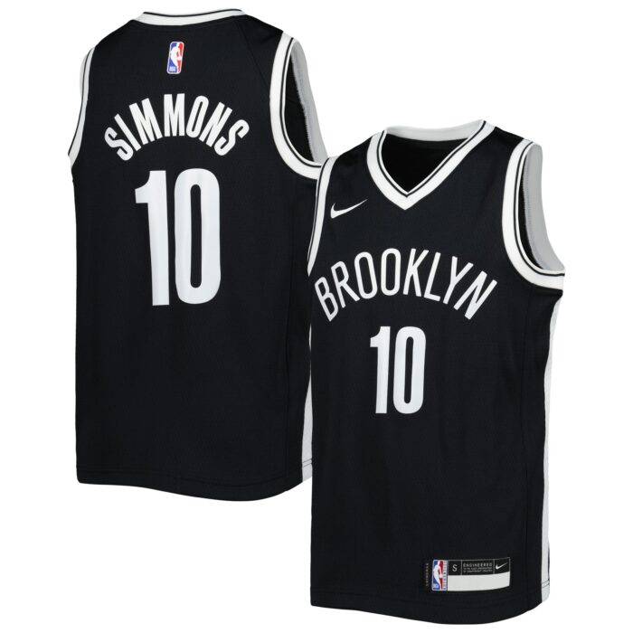 Youth Brooklyn Nets Ben Simmons Nike Black Swingman Jersey – Icon Edition