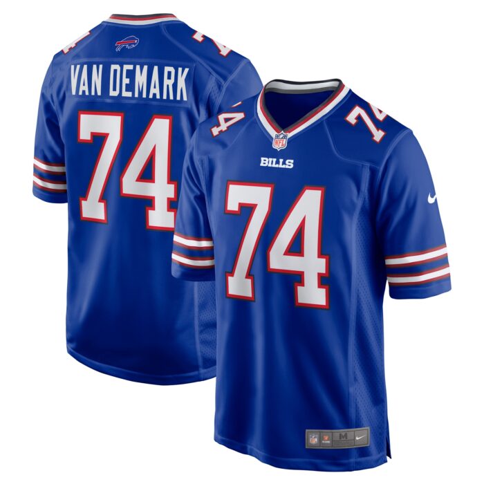 Men’s Buffalo Bills Ryan Van Demark Nike Royal Game Player Jersey