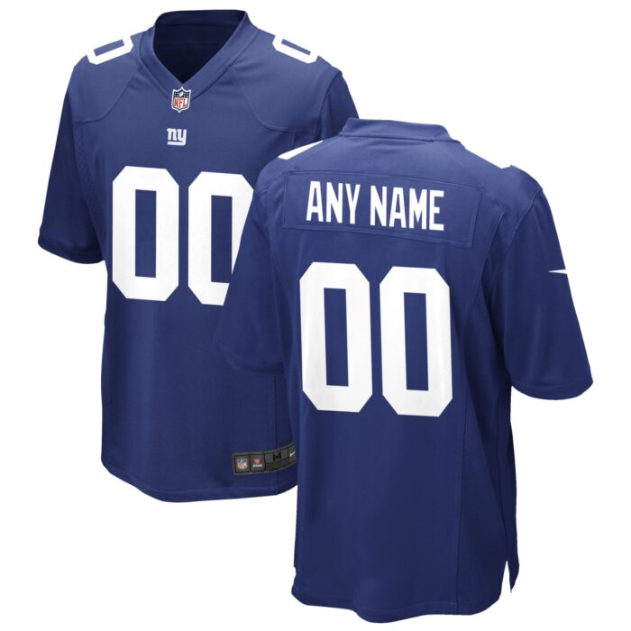 Men’s New York Giants Nike Royal Custom Game Jersey