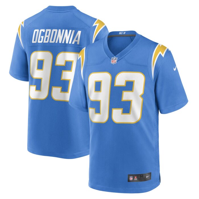 Men’s Los Angeles Chargers Otito Ogbonnia Nike Powder Blue Game Player Jersey