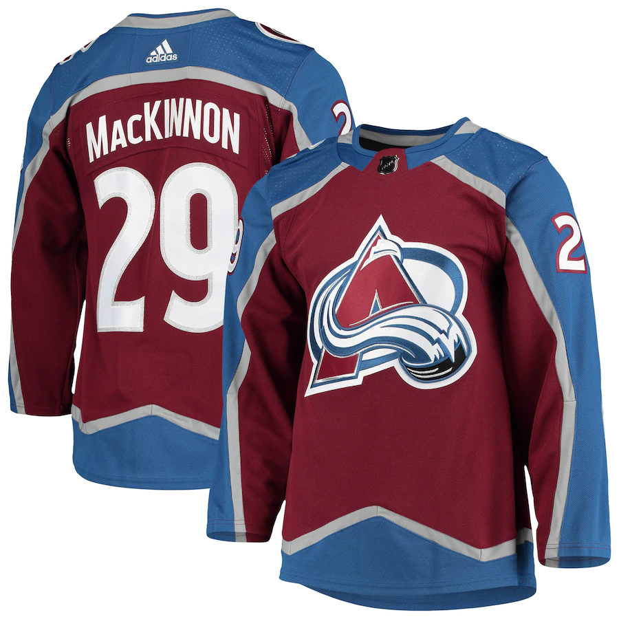 Men's Colorado Avalanche 29 Nathan MacKinnon Burgundy Home Primegreen Authentic Pro Player Jersey
