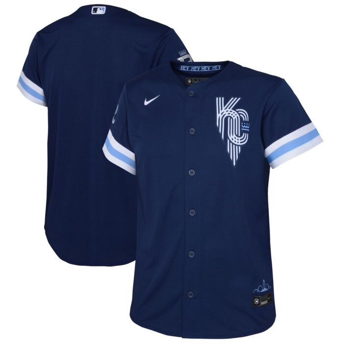 Toddler Kansas City Royals Nike Navy City Connect Replica Jersey
