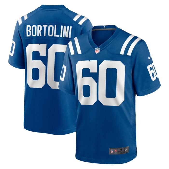 Men’s Indianapolis Colts Tanor Bortolini Nike Royal Game Jersey