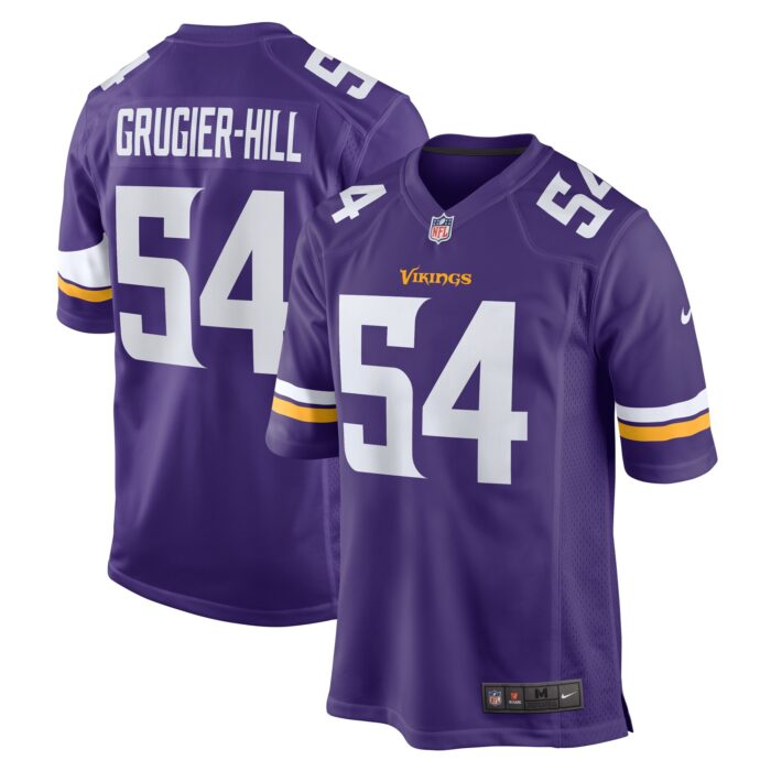 Men’s Minnesota Vikings Kamu Grugier-Hill Nike Purple Game Jersey