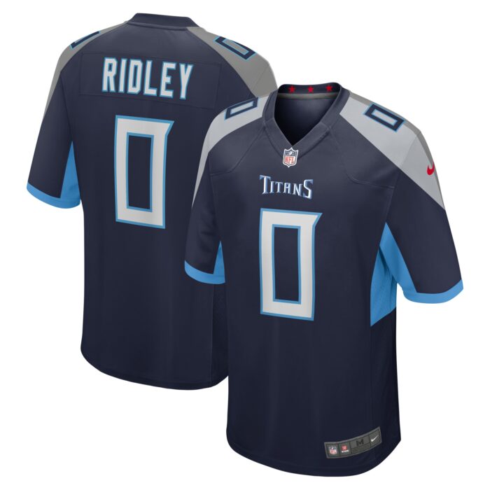 Men’s Tennessee Titans Calvin Ridley Nike Navy Game Player Jersey