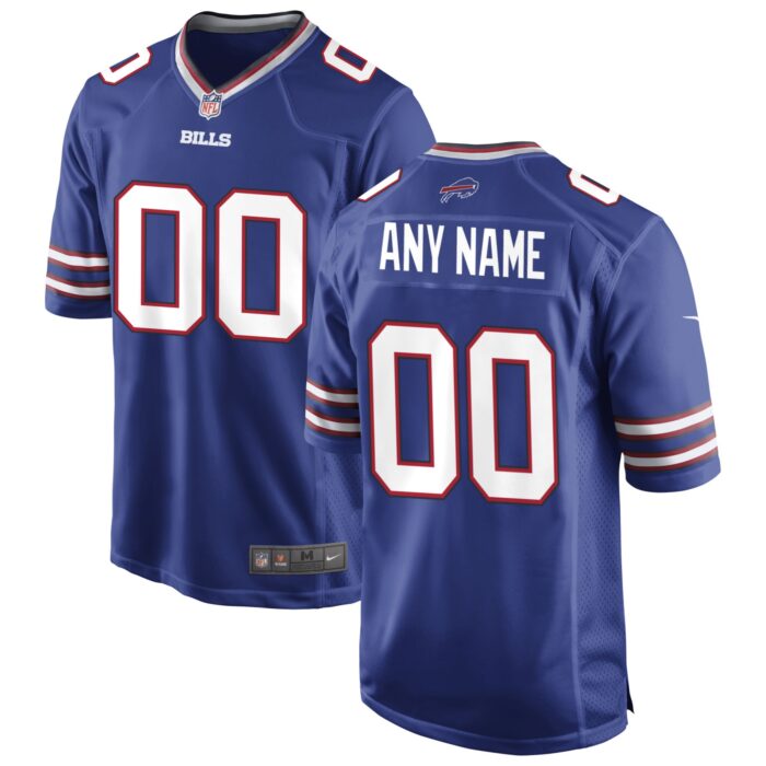 Men’s Buffalo Bills Nike Royal Custom Game Jersey