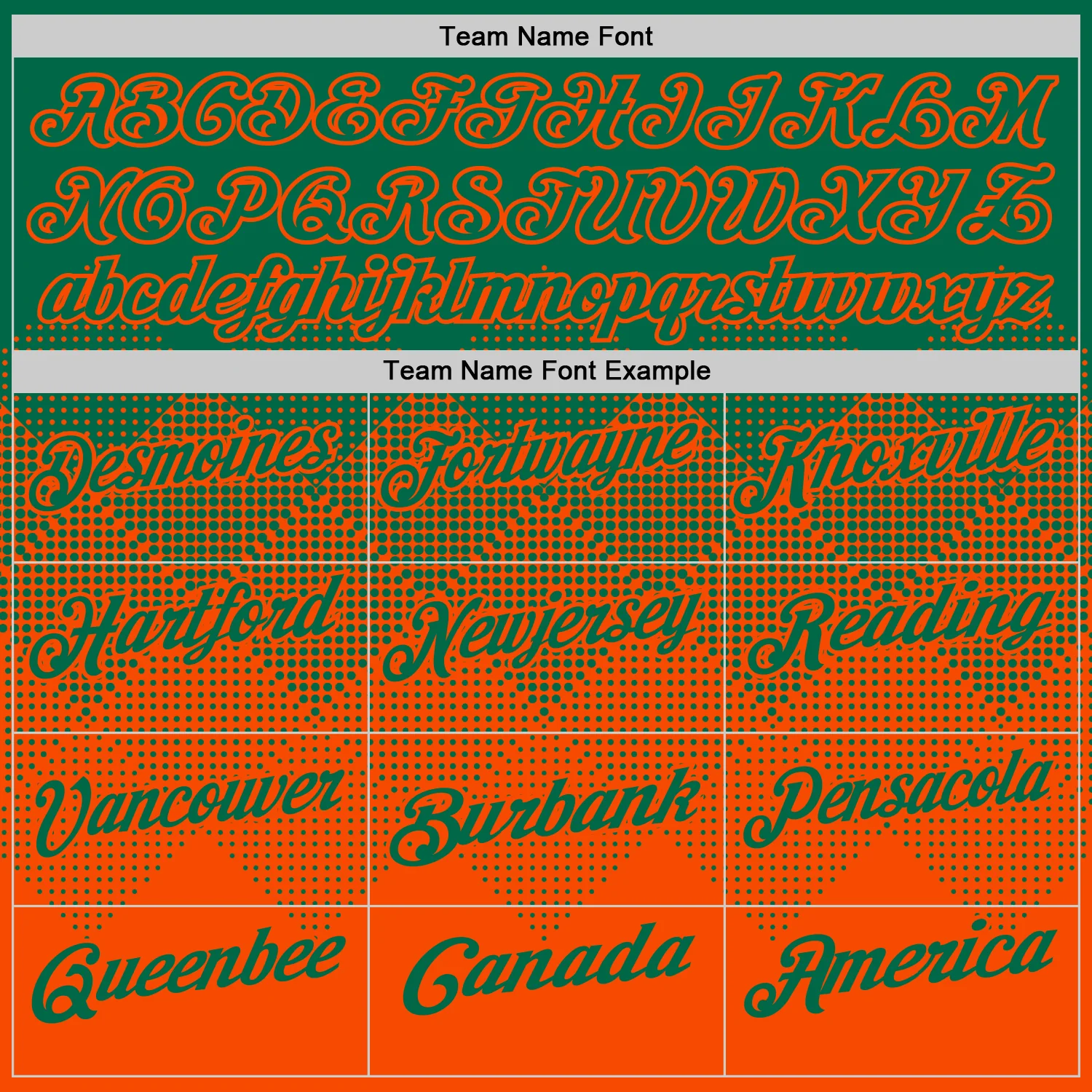 Custom Kelly Green Orange 3D Gradient Square Shape Performance Polo Shirt