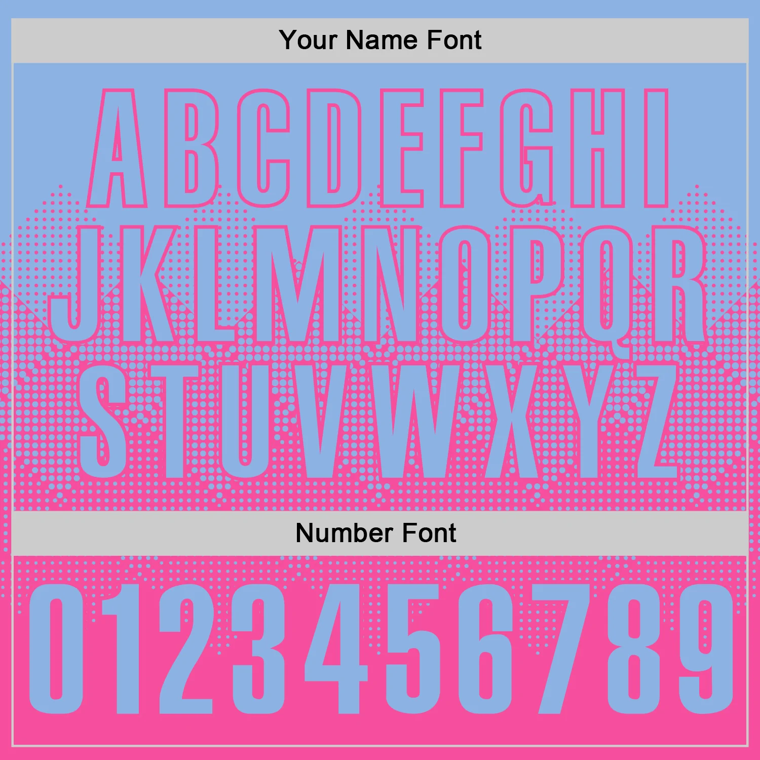 Custom Light Blue Pink 3D Gradient Square Shape Performance Polo Shirt