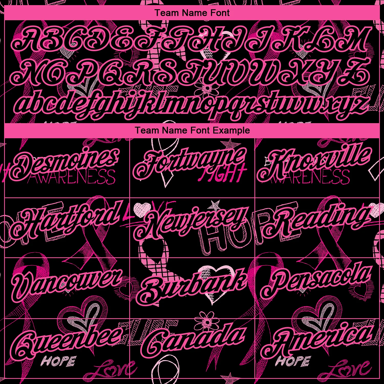 Custom Black Pink 3D Pattern Design Pink Ribbon Breast Cancer Awareness Month Women Health Care Support Performance Golf Polo Shirt